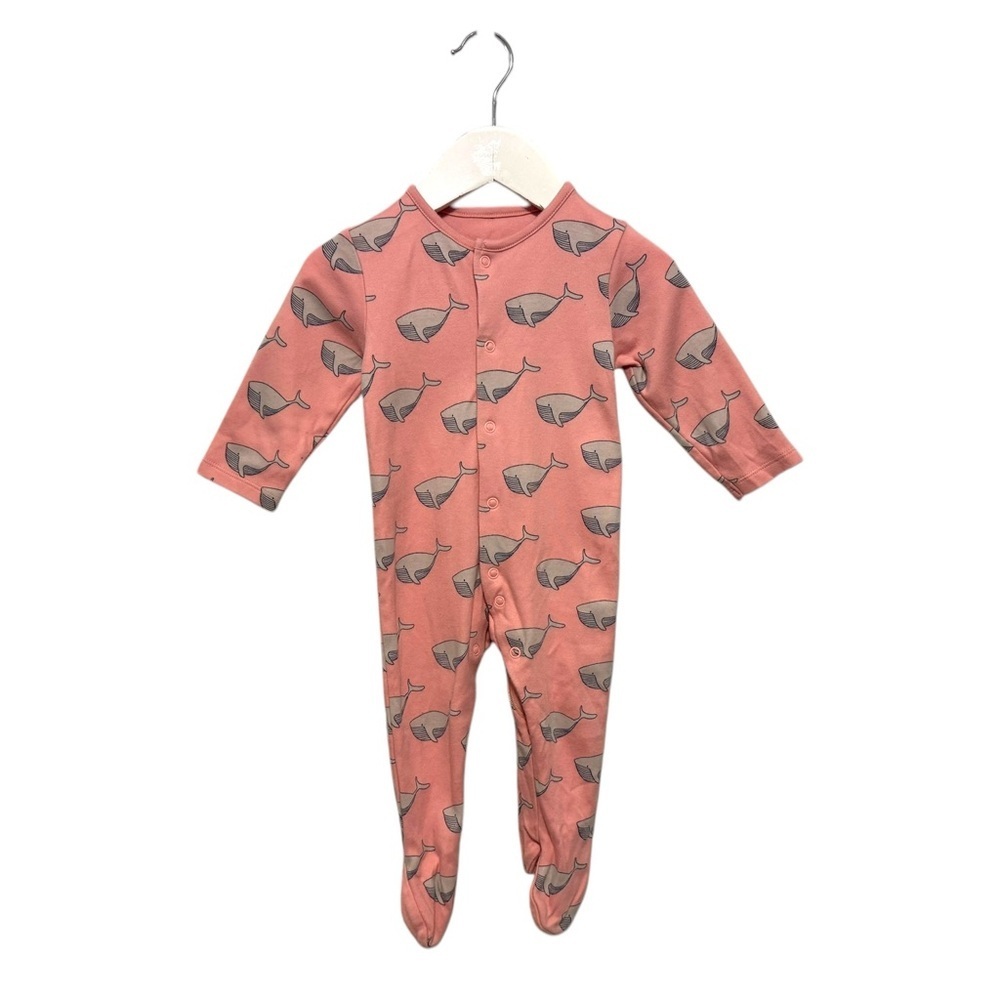 ⭐️ 5/$30 M&S Kids Button Sleeper Footies size 12 Months